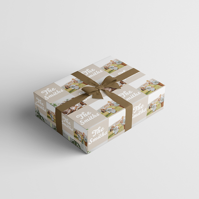 Custom Print Wrapping Paper 29 1/4" x 17 3/4' (43 Sq Ft) White Matte