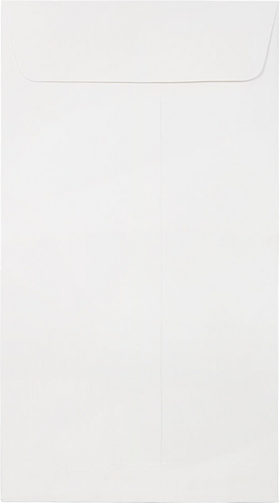 White 28lb #16 Open End Envelopes (5 7/8 x 12)