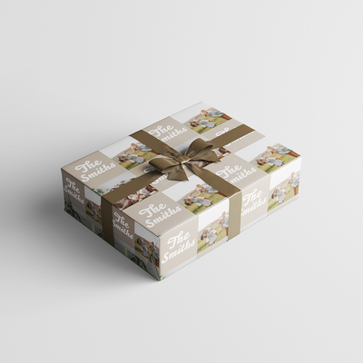 Custom Print Wrapping Paper 29 1/4" x 17 3/4' (43 Sq Ft) White Glossy