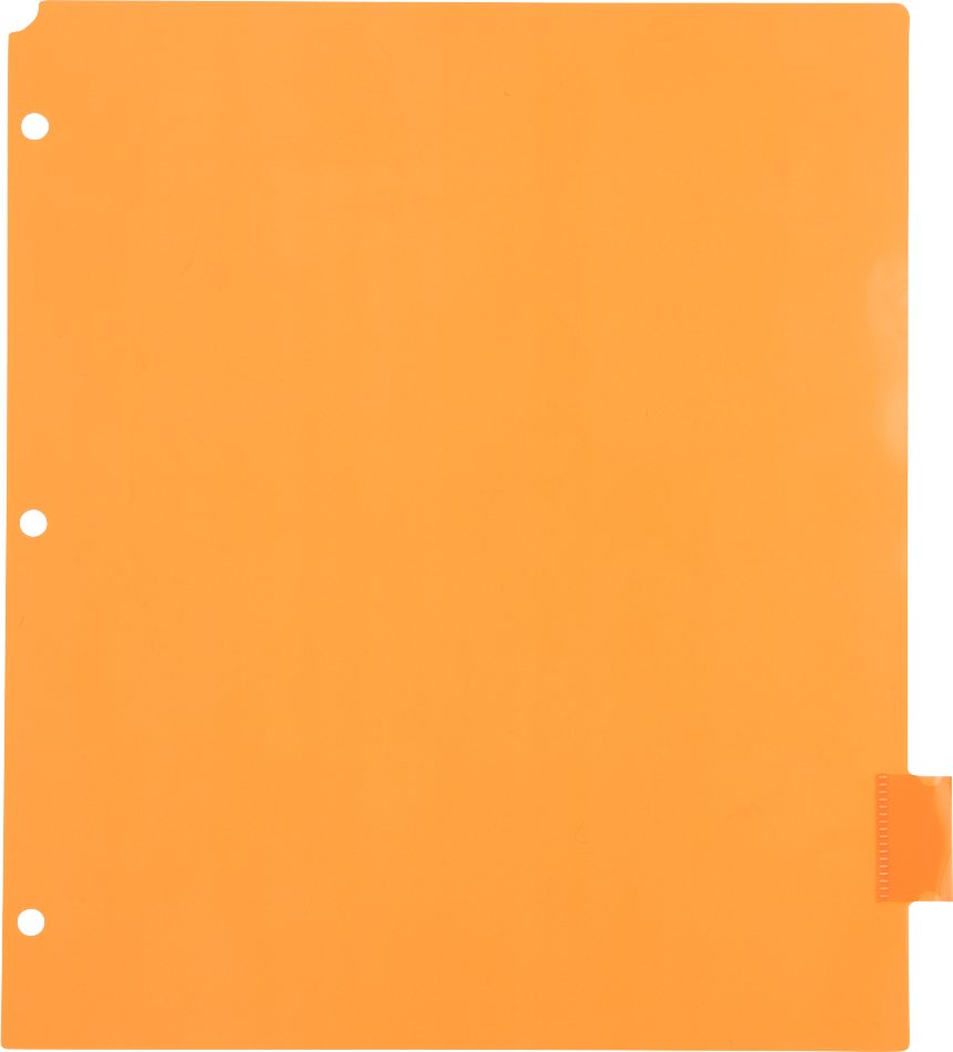 Assorted Plastic 8 Tab Binder Index Dividers