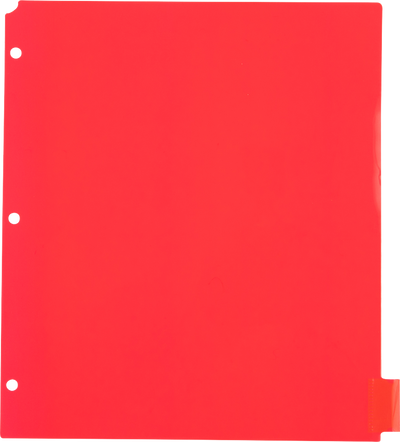 Assorted Plastic 8 Tab Binder Index Dividers