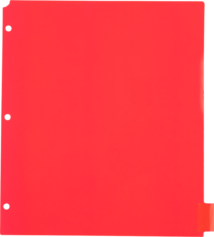 Assorted Plastic 8 Tab Binder Index Dividers