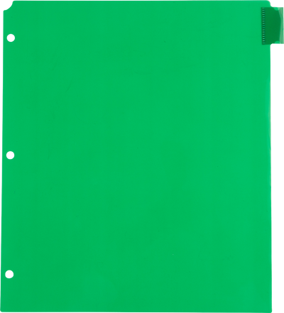 Assorted Plastic 8 Tab Binder Index Dividers