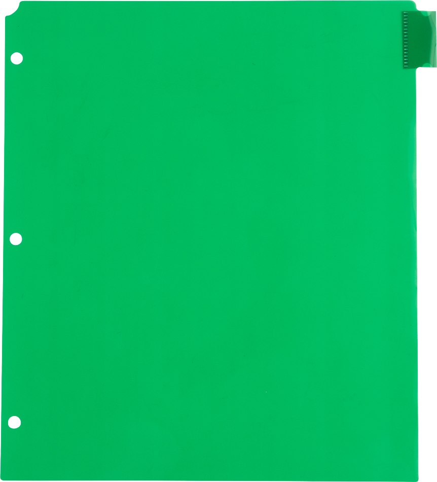 Assorted Plastic 8 Tab Binder Index Dividers