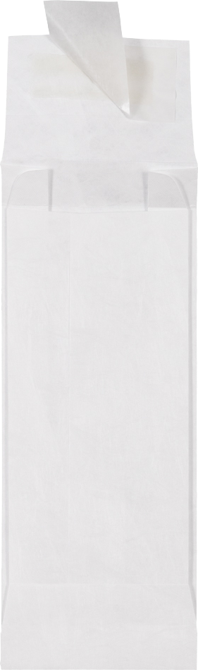 White 14lb 4 1/2 x 9 1/2 x 2 Open End Envelopes with Peel & Seal and V-Bottom