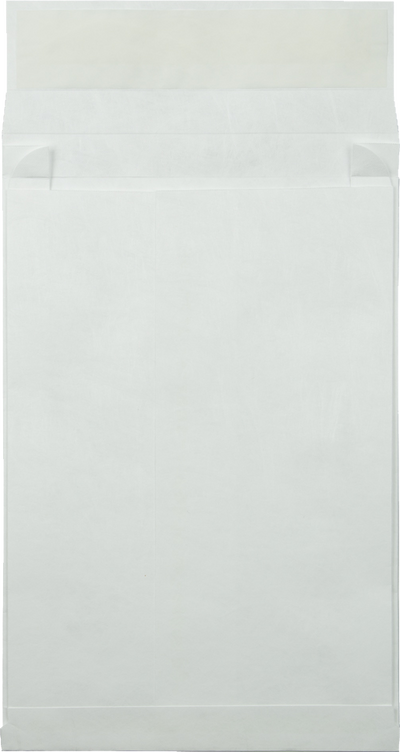 White 14lb 9 x 12 x 2 Open End Envelopes with Peel & Seal