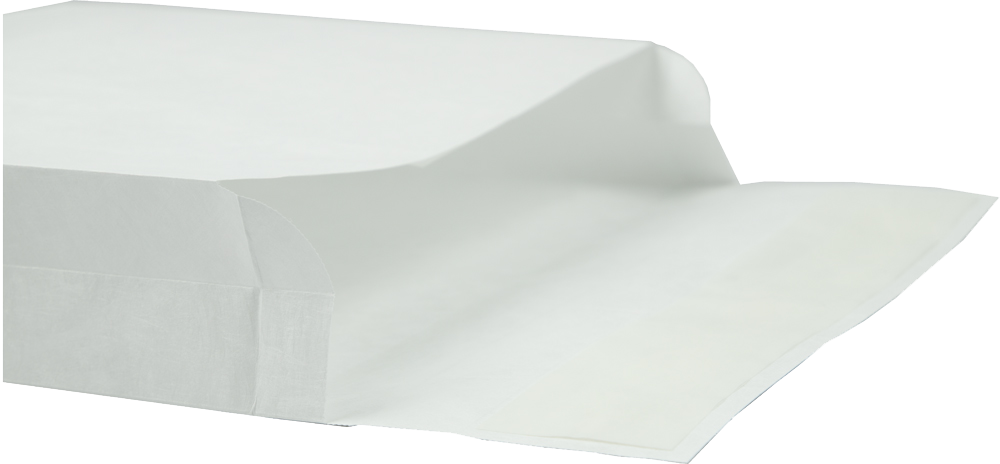 White 14lb 9 x 12 x 2 Open End Envelopes with Peel & Seal