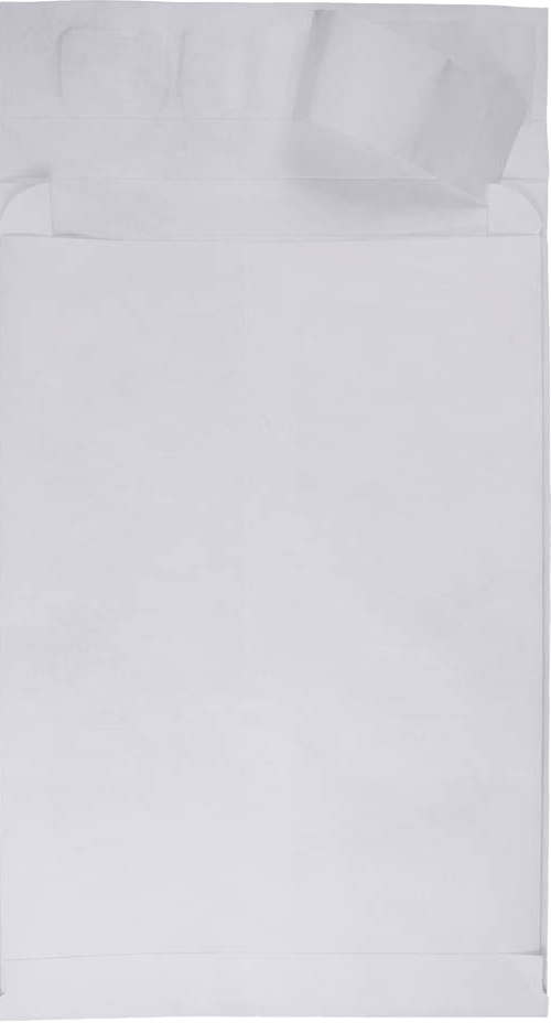 White 14lb 10 x 13 x 2 Open End Envelopes with Peel & Seal