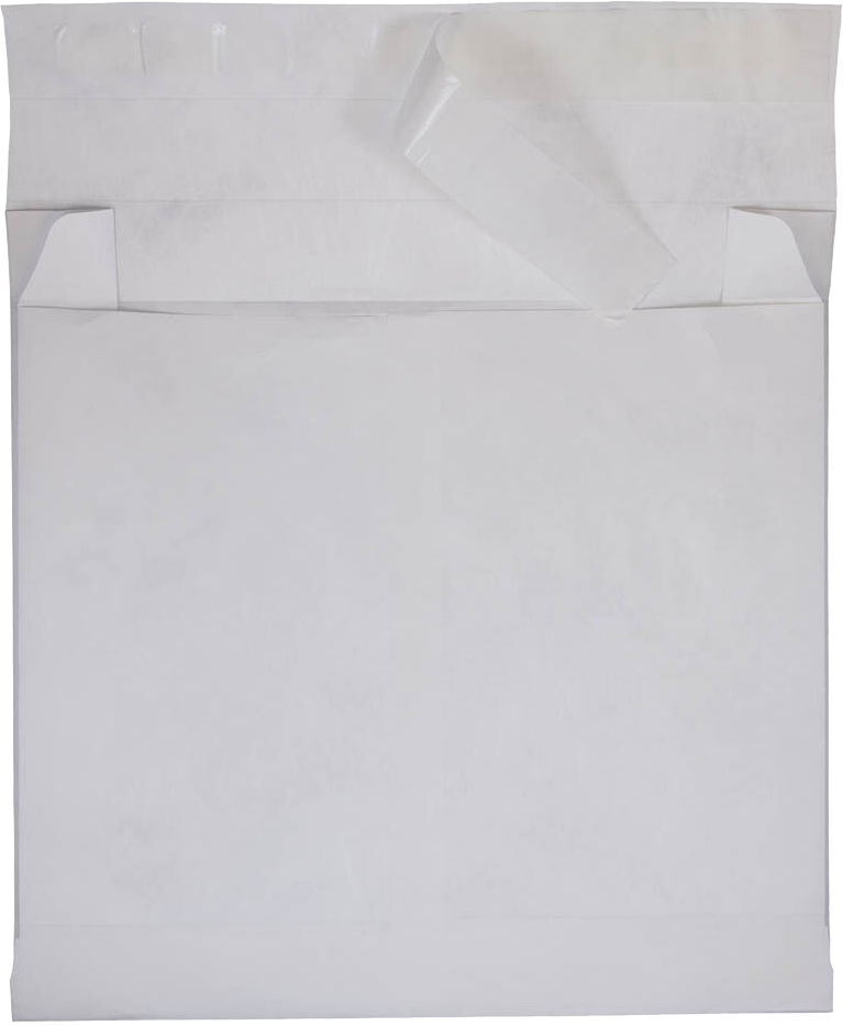 White 14lb 12 x 16 x 4 Booklet Envelopes with Peel & Seal