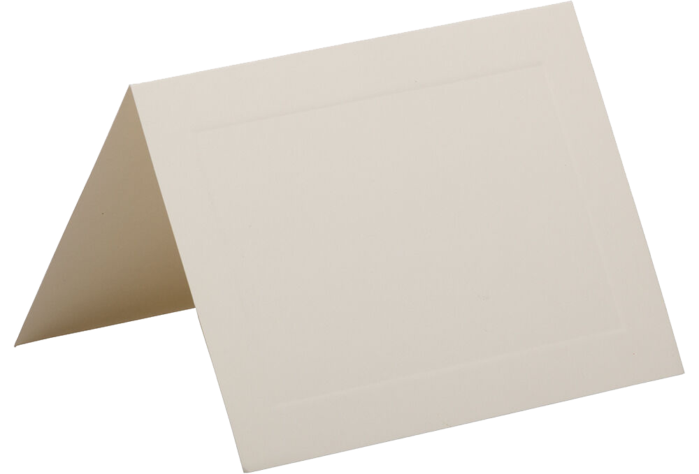 Ivory 80lb A6 Panel Foldover Cards (4 5/8 x 6 1/4)