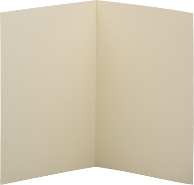 Ivory 80lb A7 (No Panel) Foldover Cards (5 1/4 x 7 1/4)