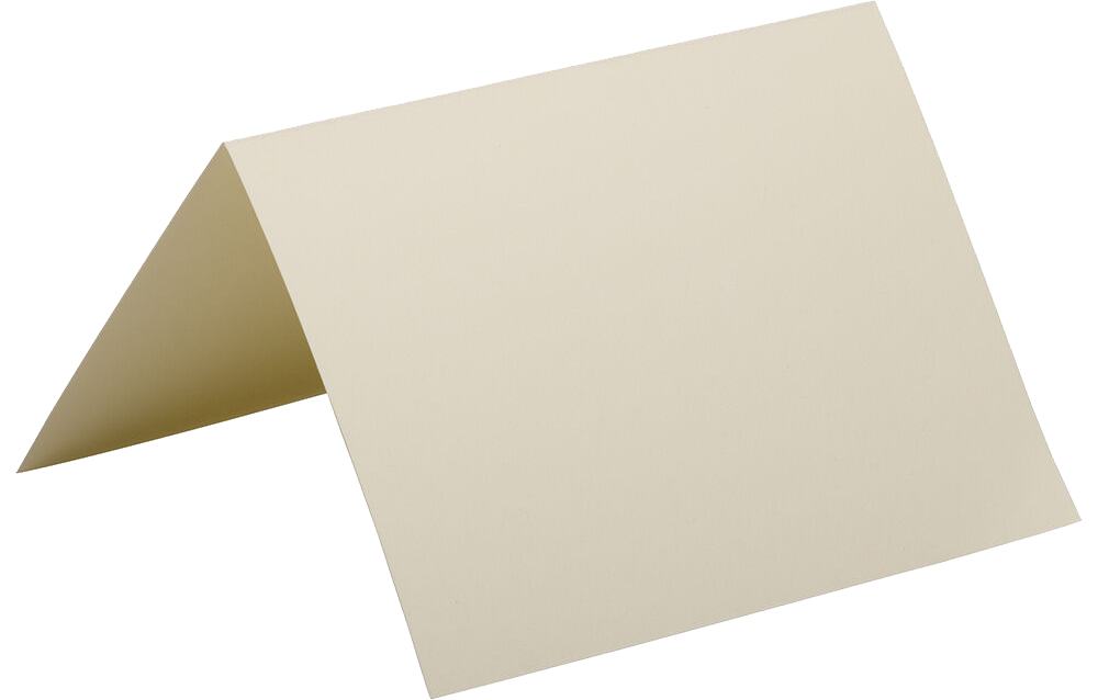 Ivory 80lb A7 (No Panel) Foldover Cards (5 1/4 x 7 1/4)