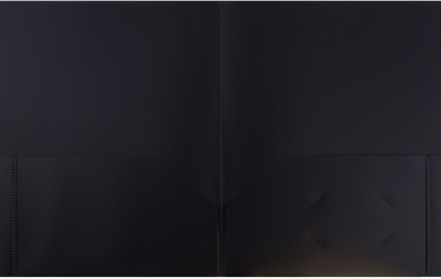 Black 9 x 12 Plastic Pop Folders