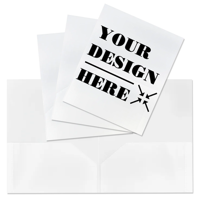 Clear 9 x 12 Plastic Pop Folders