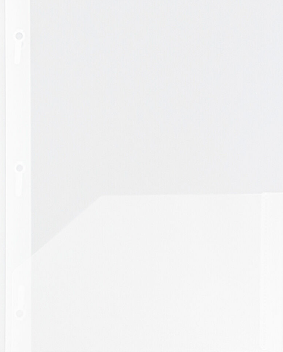 Clear 9 x 12 Plastic Pop Folders with Clasp