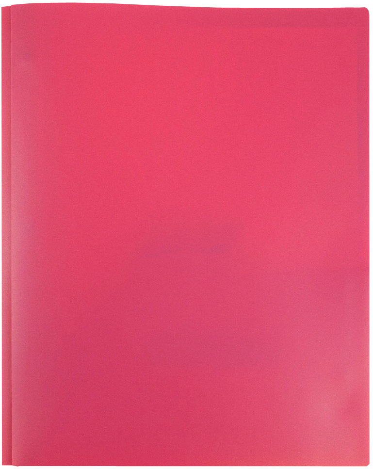 Pink 9 x 12 Plastic Pop Folders with Clasp