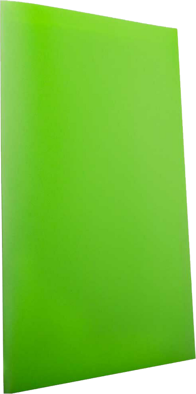 Lime Green 9 x 12 Plastic Pop Folders
