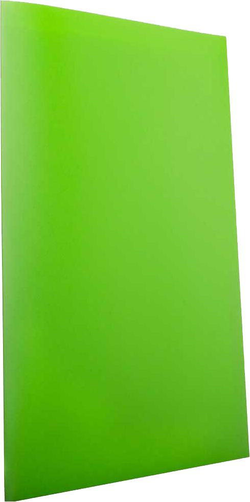 Lime Green 9 x 12 Plastic Pop Folders