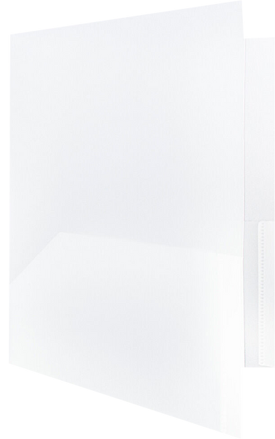 Clear 9 x 12 Plastic Pop Folders
