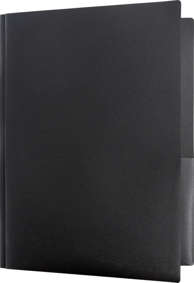 Assorted Professional 9 x 12 Plastic Pop with Clasp Folders - 6 Pack