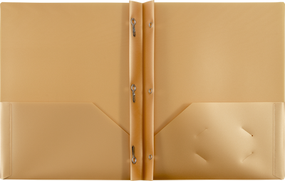 Assorted Professional 9 x 12 Plastic Pop with Clasp Folders - 6 Pack