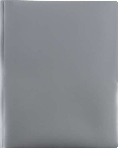 Assorted Professional 9 x 12 Plastic Pop with Clasp Folders - 6 Pack