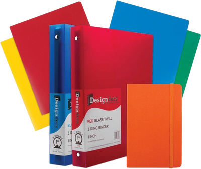 Orange Journal Primary Heavy Duty Folders, 1 Inch Binders, and Notebook Pack