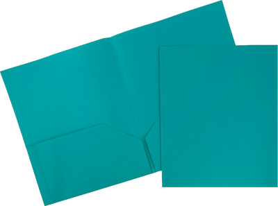 Assorted Fashion 9 x 12 Plastic Pop Folders - 6 Pack