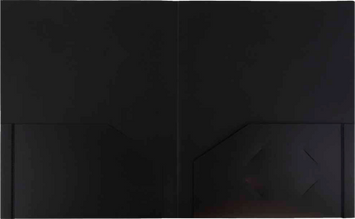 Black 9 x 12 Plastic Heavy Duty Folders