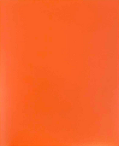 Orange 9 x 12 Plastic Heavy Duty Folders
