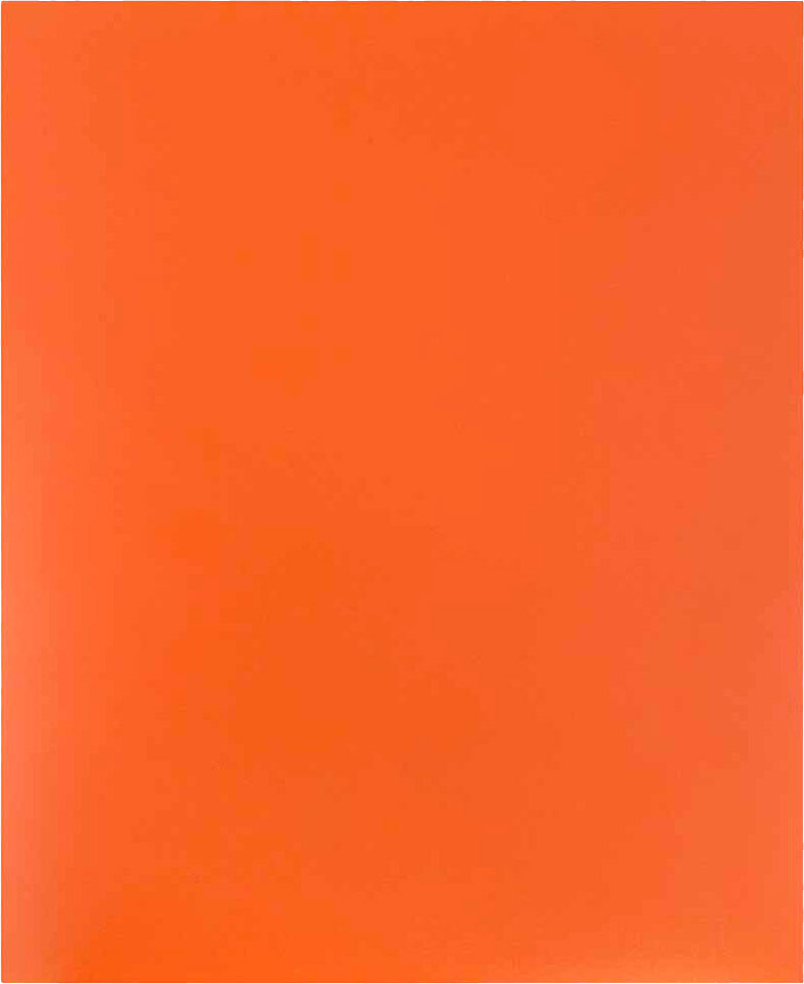 Orange 9 x 12 Plastic Heavy Duty Folders