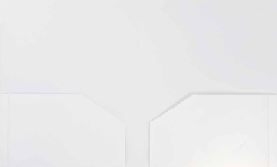 White 9 x 12 Plastic Heavy Duty Folders