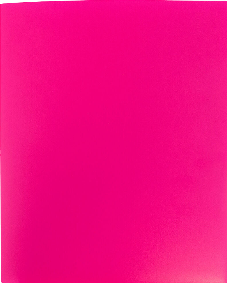 Fuchsia 9 x 12 Plastic Heavy Duty Folders