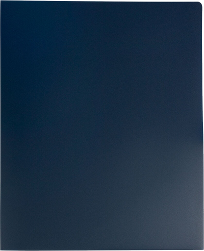 Navy Blue 9 x 12 Plastic Heavy Duty Folders
