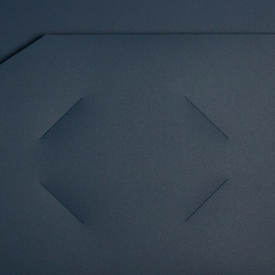 Navy Blue 9 x 12 Plastic Heavy Duty Folders