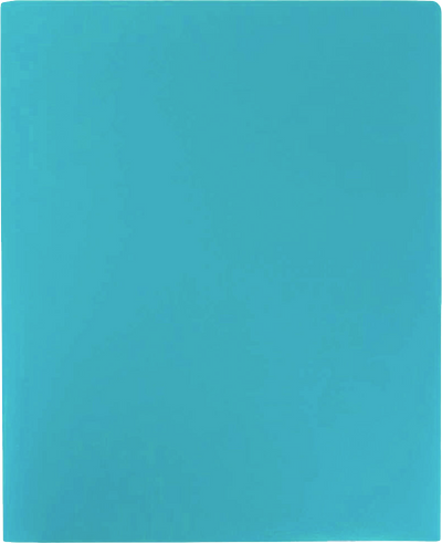 Teal Blue 9 x 12 Plastic Heavy Duty Folders