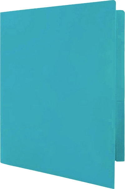 Teal Blue 9 x 12 Plastic Heavy Duty Folders