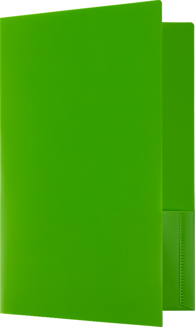 Assorted Fashion 9 x 14 1/2 Legal Plastic Pop Folders - 6 Pack
