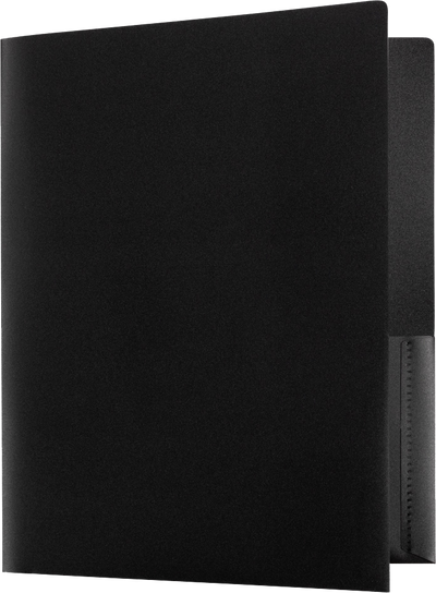 Assorted Business 9 x 12 Plastic Pop Folders - 6 Pack