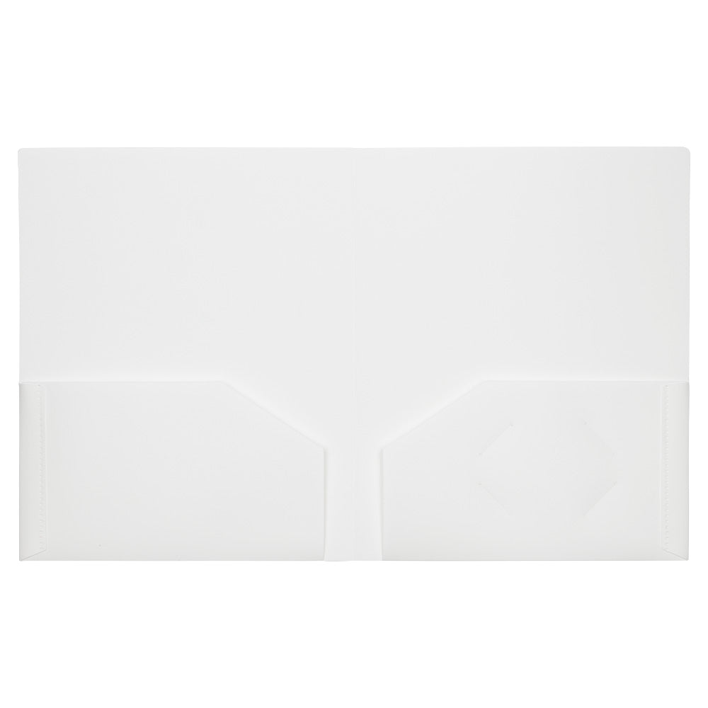Assorted Business 9 x 12 Plastic Heavy Duty Folders - 6 Pack