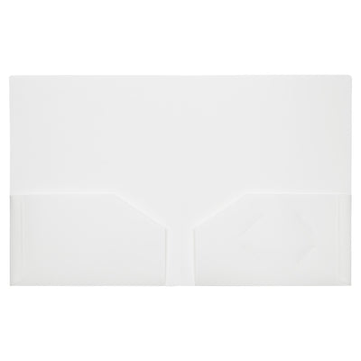 Assorted Business 9 x 12 Plastic Heavy Duty Folders - 6 Pack