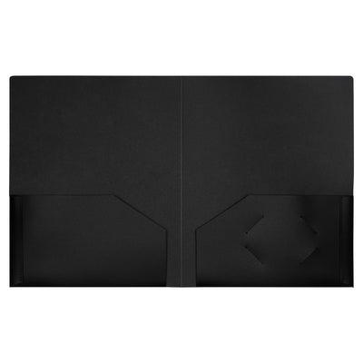 Assorted Business 9 x 12 Plastic Heavy Duty Folders - 6 Pack