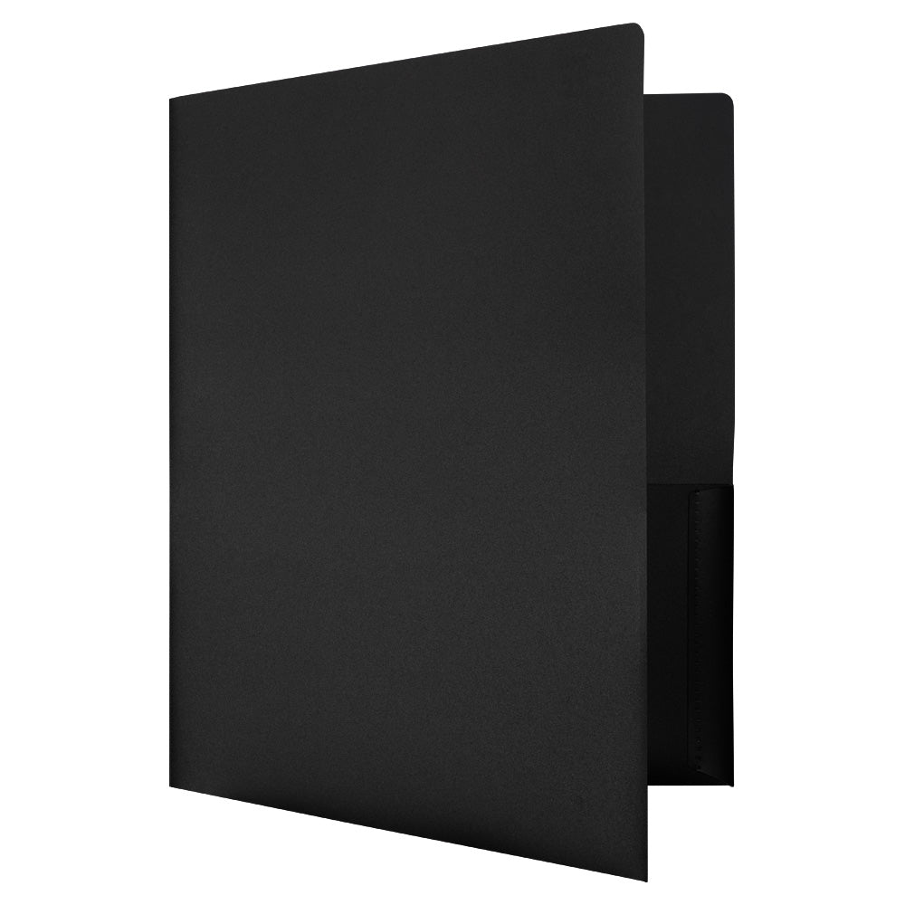 Assorted Business 9 x 12 Plastic Heavy Duty Folders - 6 Pack