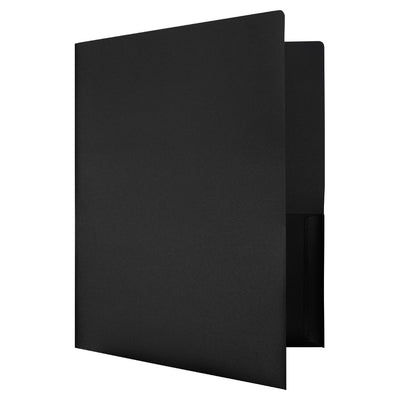 Assorted Business 9 x 12 Plastic Heavy Duty Folders - 6 Pack