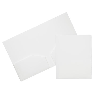 Assorted Business 9 x 12 Plastic Heavy Duty Folders - 6 Pack