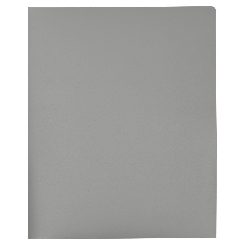 Assorted Business 9 x 12 Plastic Heavy Duty Folders - 6 Pack