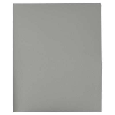 Assorted Business 9 x 12 Plastic Heavy Duty Folders - 6 Pack