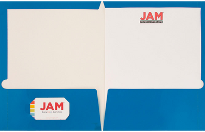 Glossy Blue 9 x 12 Standard Folders
