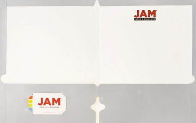 Glossy Silver 9 x 12 3 Hole Punch Folders