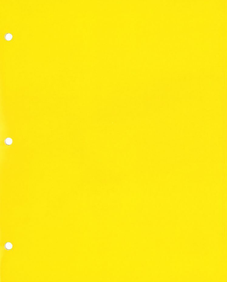 Glossy Yellow 9 x 12 3 Hole Punch Folders